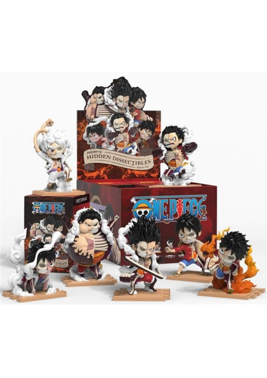 ONE PIECE - FREENY'S HIDDEN DISSECTIBLE BLIND BOX - ONE PIECE (LUFFY GEARS) - Box singola