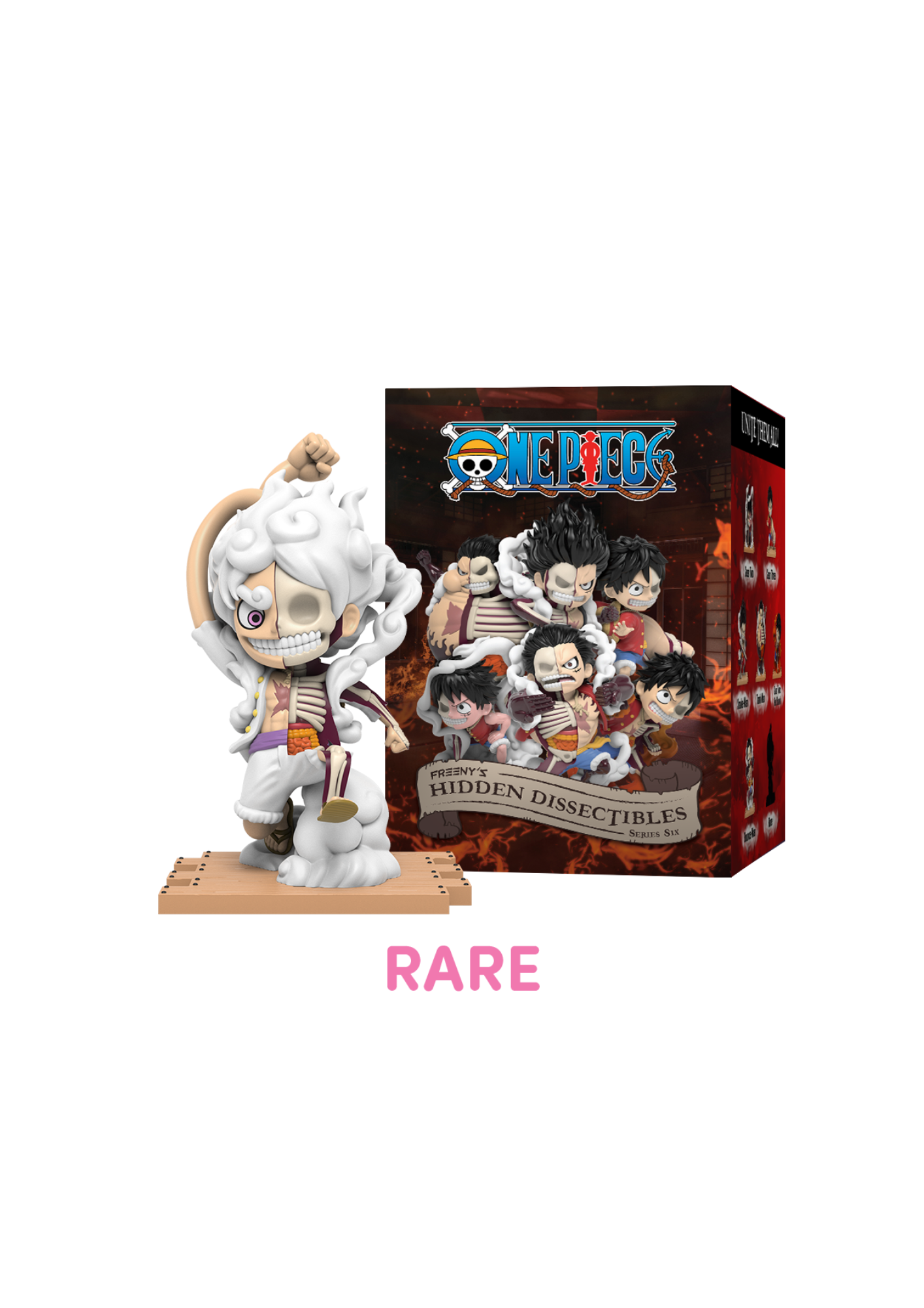 ONE PIECE - FREENY'S HIDDEN DISSECTIBLE BLIND BOX - ONE PIECE (LUFFY GEARS) - Box singola