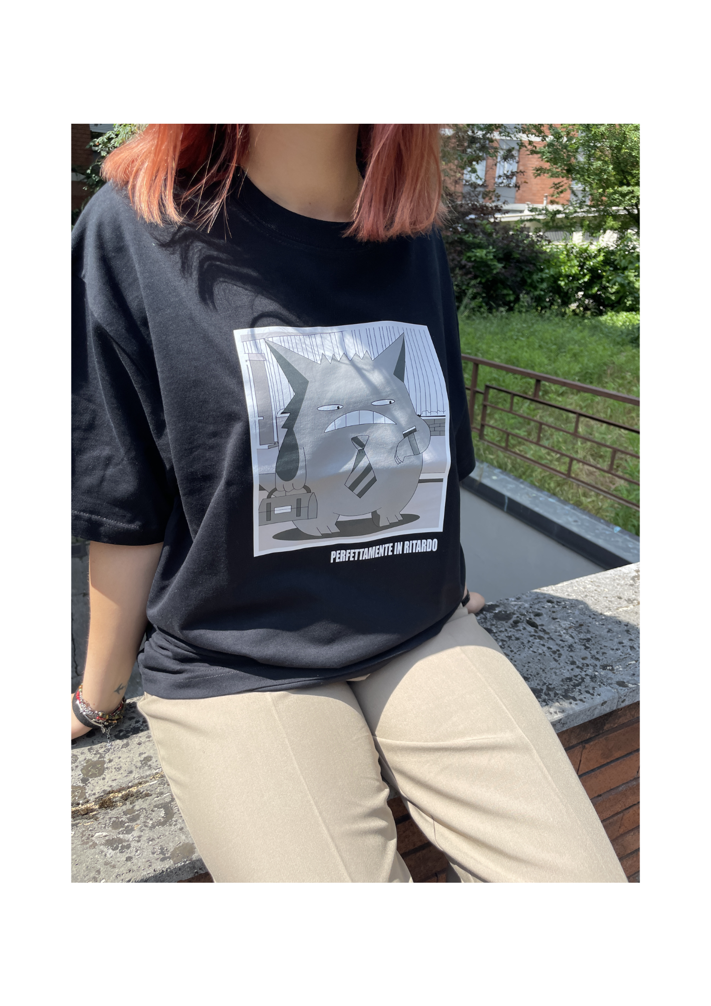 T-SHIRT POKEMON - GENGAR IS LATE -