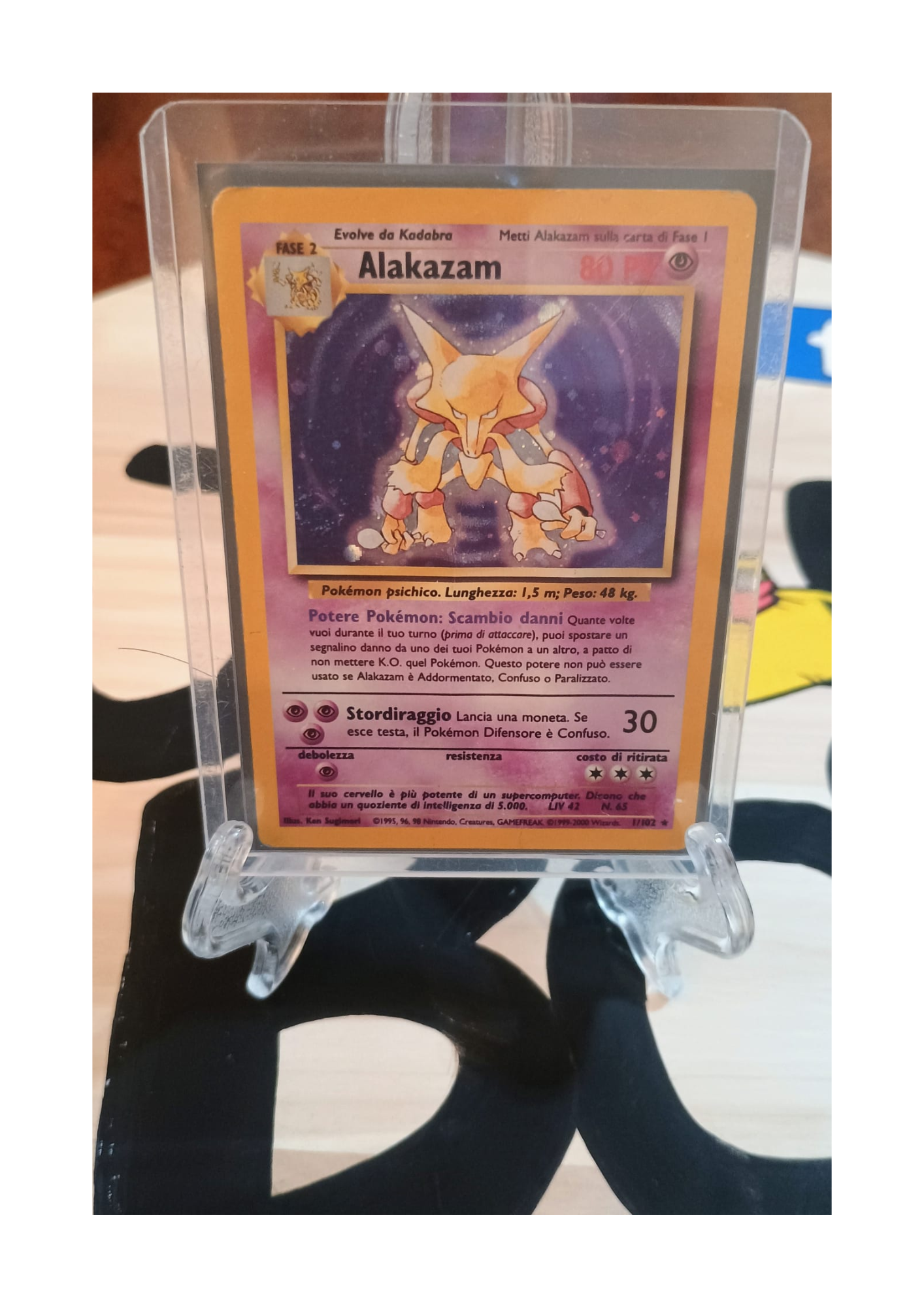Alakazam (BS 1) - holo rare - ITA