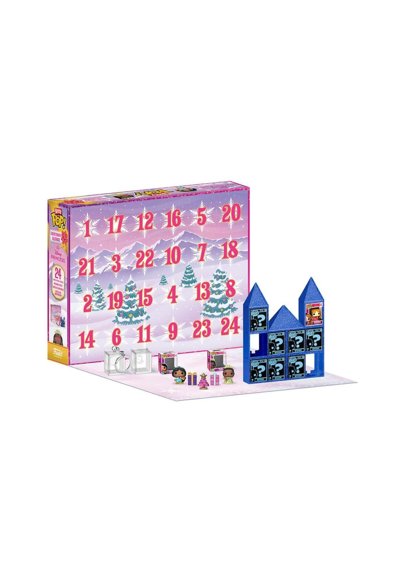 FUNKO POP - DISNEY PRINCESS BITTY POP - CALENDARIO DELL'AVVENTO