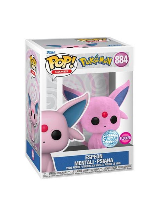 FUNKO POP - POKEMON - ESPEON ( FLOCKED )