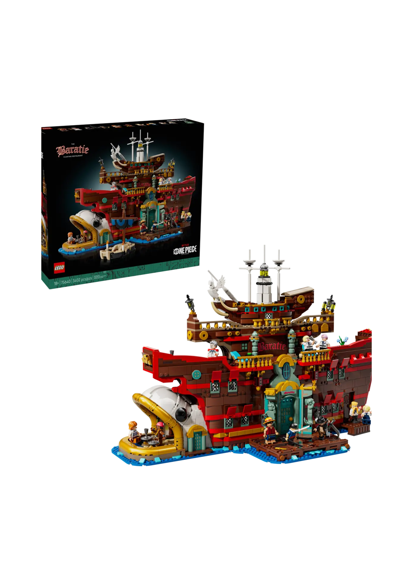 LEGO ONE PIECE - BARATIE, IL RISTORANTE GALLEGGIANTE