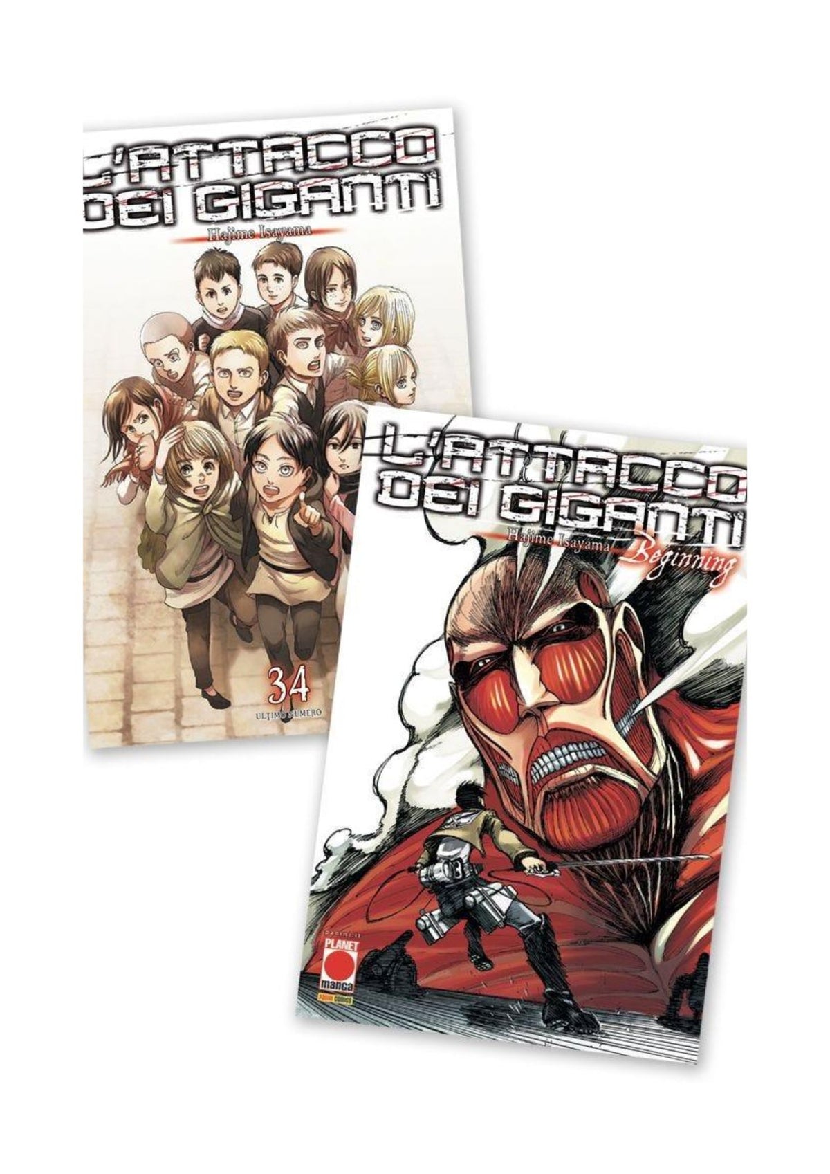 L'ATTACCO DEI GIGANTI 34 BUNDLE "BEGINNING"