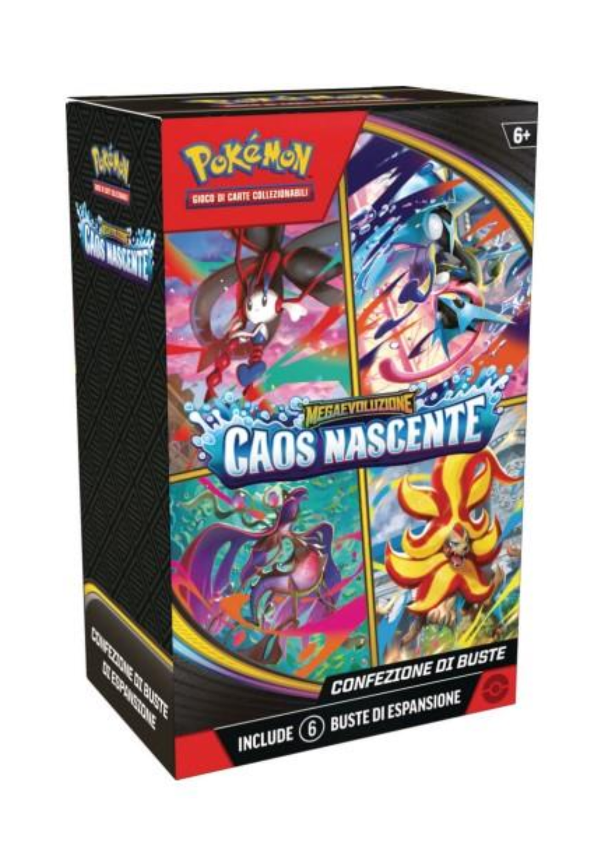 POKEMON TCG - CAOS NASCENTE - BUNDLE 6 BUSTINE