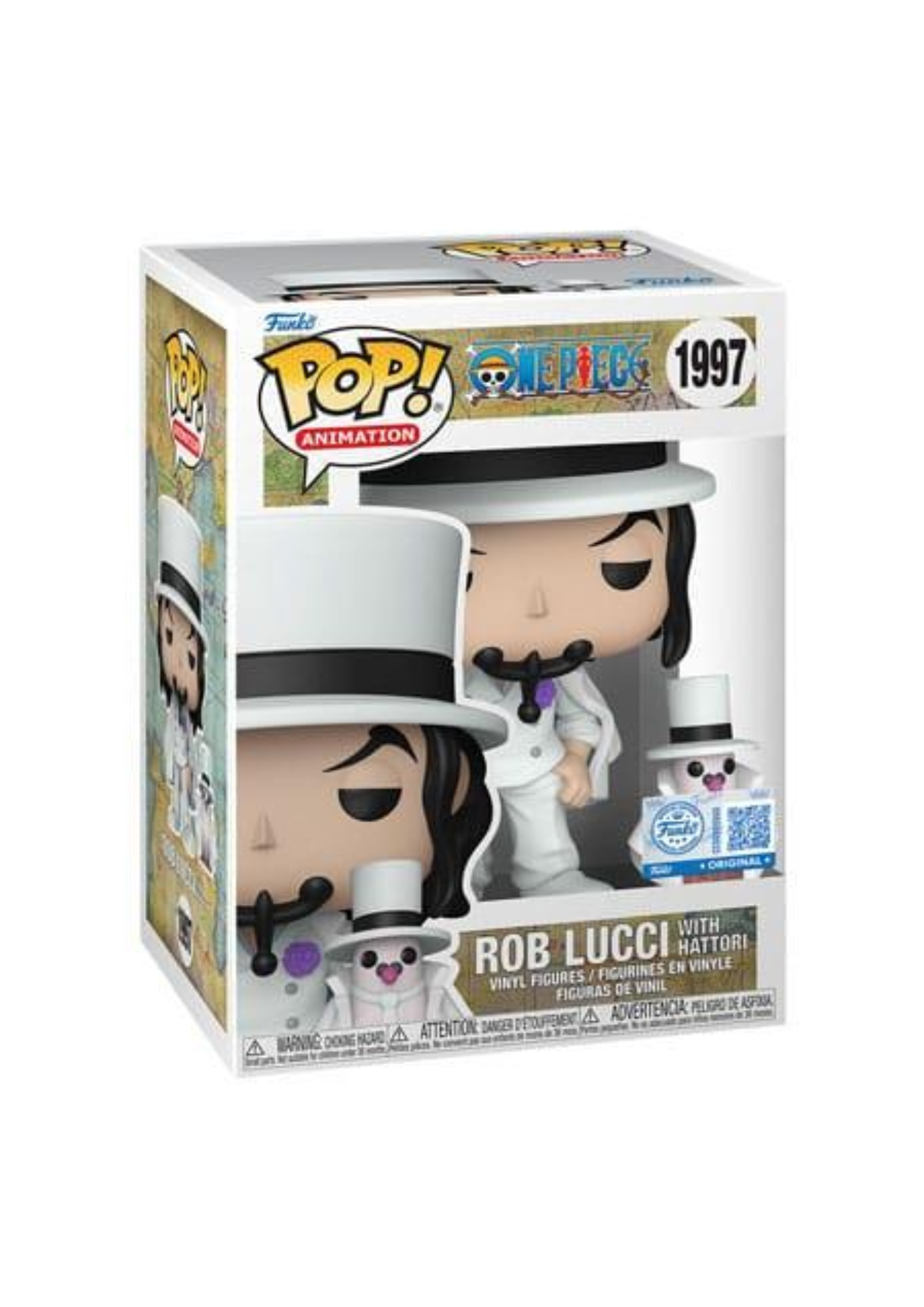 FUNKO POP - ONE PIECE - ROB LUCCI W/ HATTORI