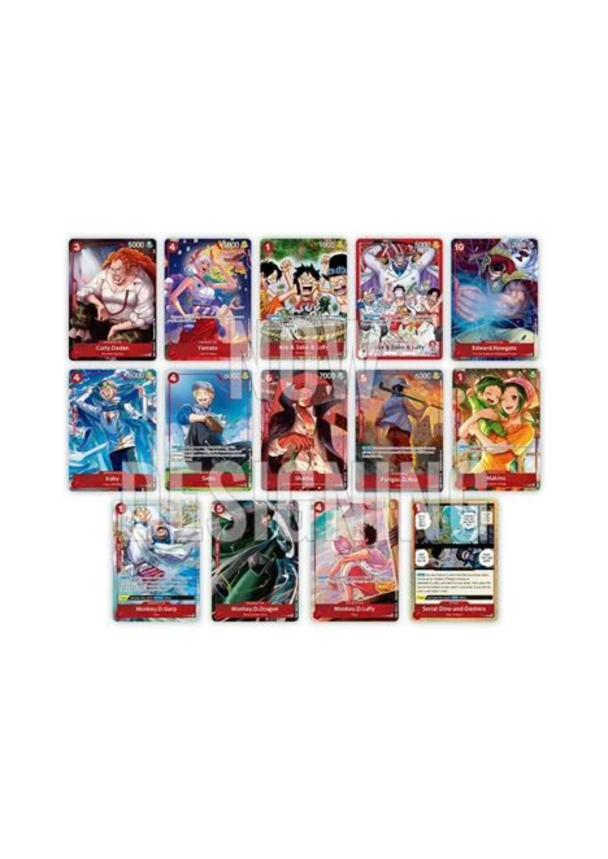 One Piece Card Game - Premium Card Collection Best Selection Ace & Sabo & Luffy
