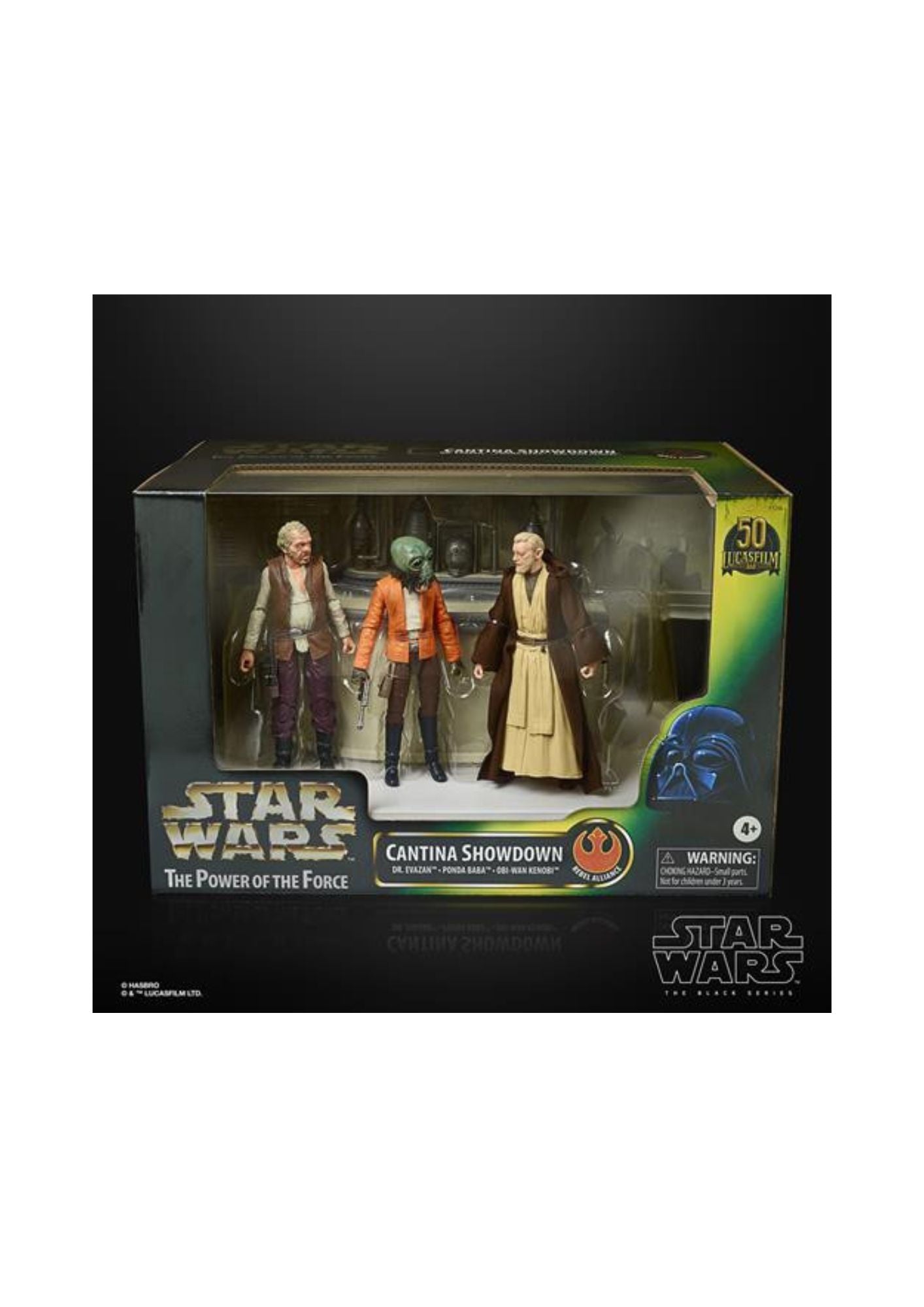 STAR WARS - BLACK SERIES - THE POWER OF THE FORCE - CANTINA SHOWDOWN PLAYSET - ACTION FIGURE 15CM