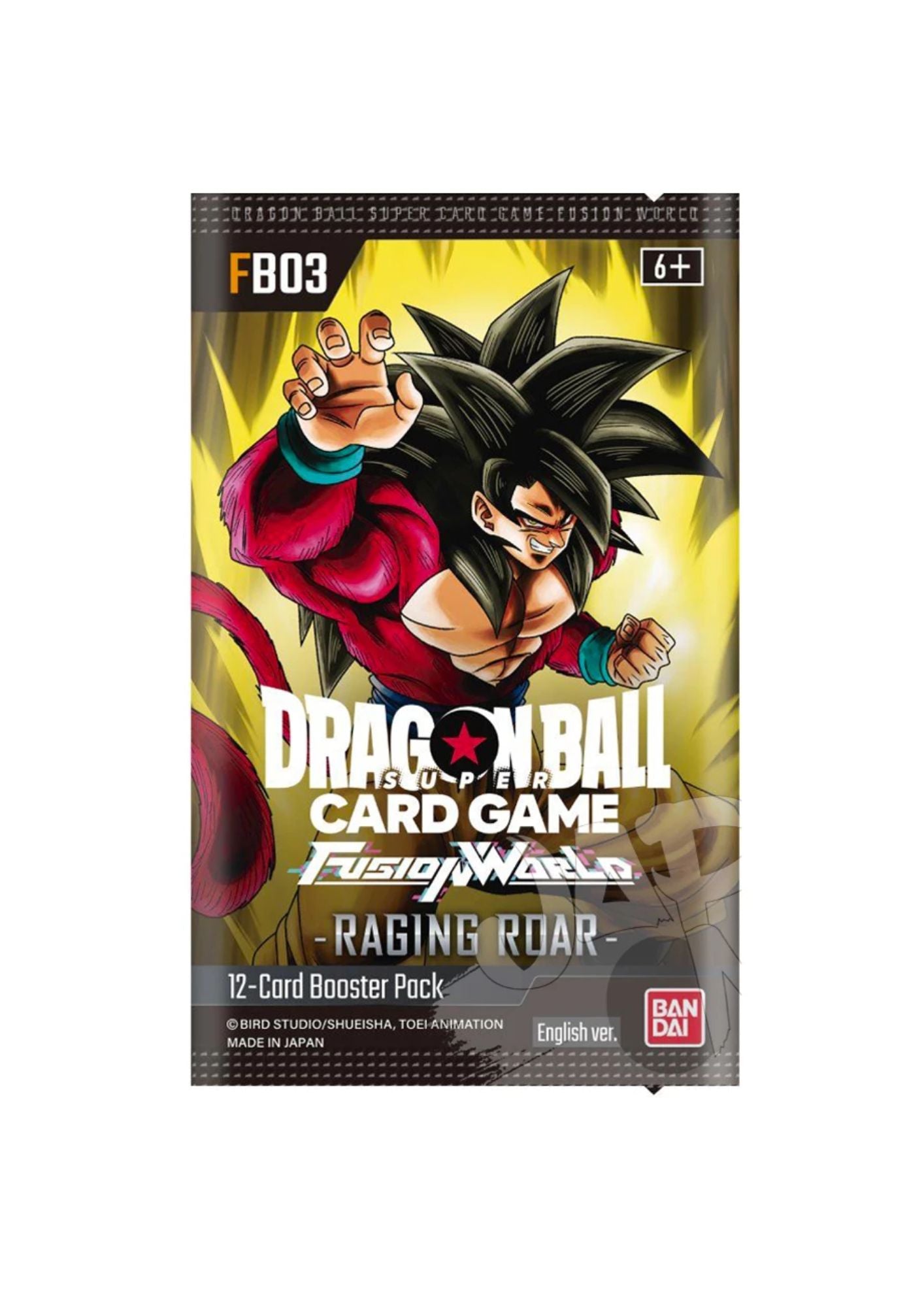 Dragon Ball Super Card Game Fusion World Raging Roar – FB03 Bustina (EN)