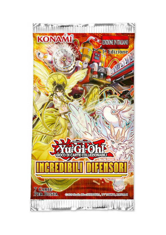 Bustina 7 carte Yu-Gi-Oh! Incredibili Difensori - 1a Edizione - ITA