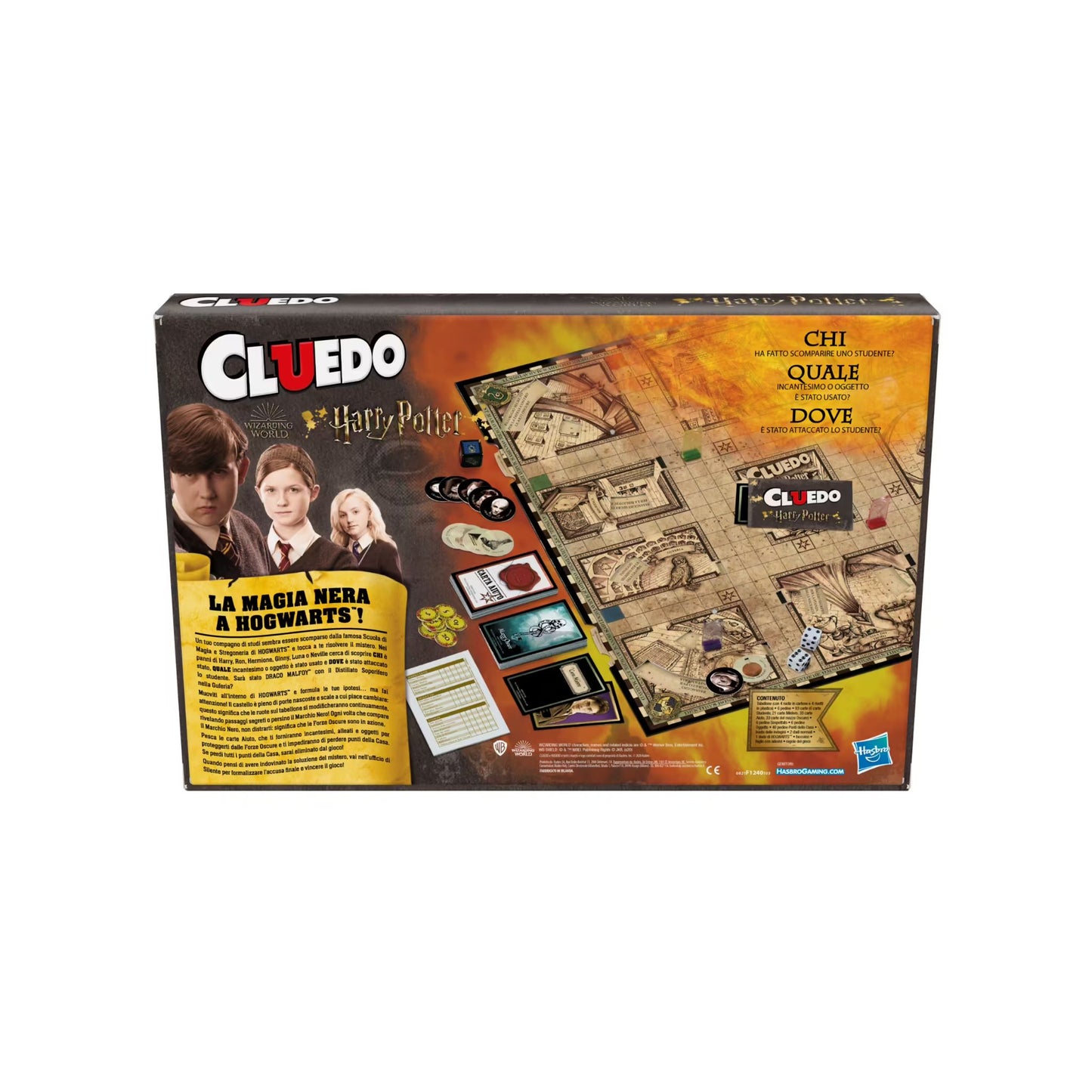 Cluedo - Harry Potter - Con Tabellone Mobile