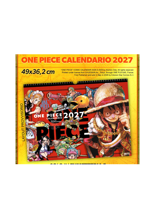 One Piece - CALENDARIO 2027