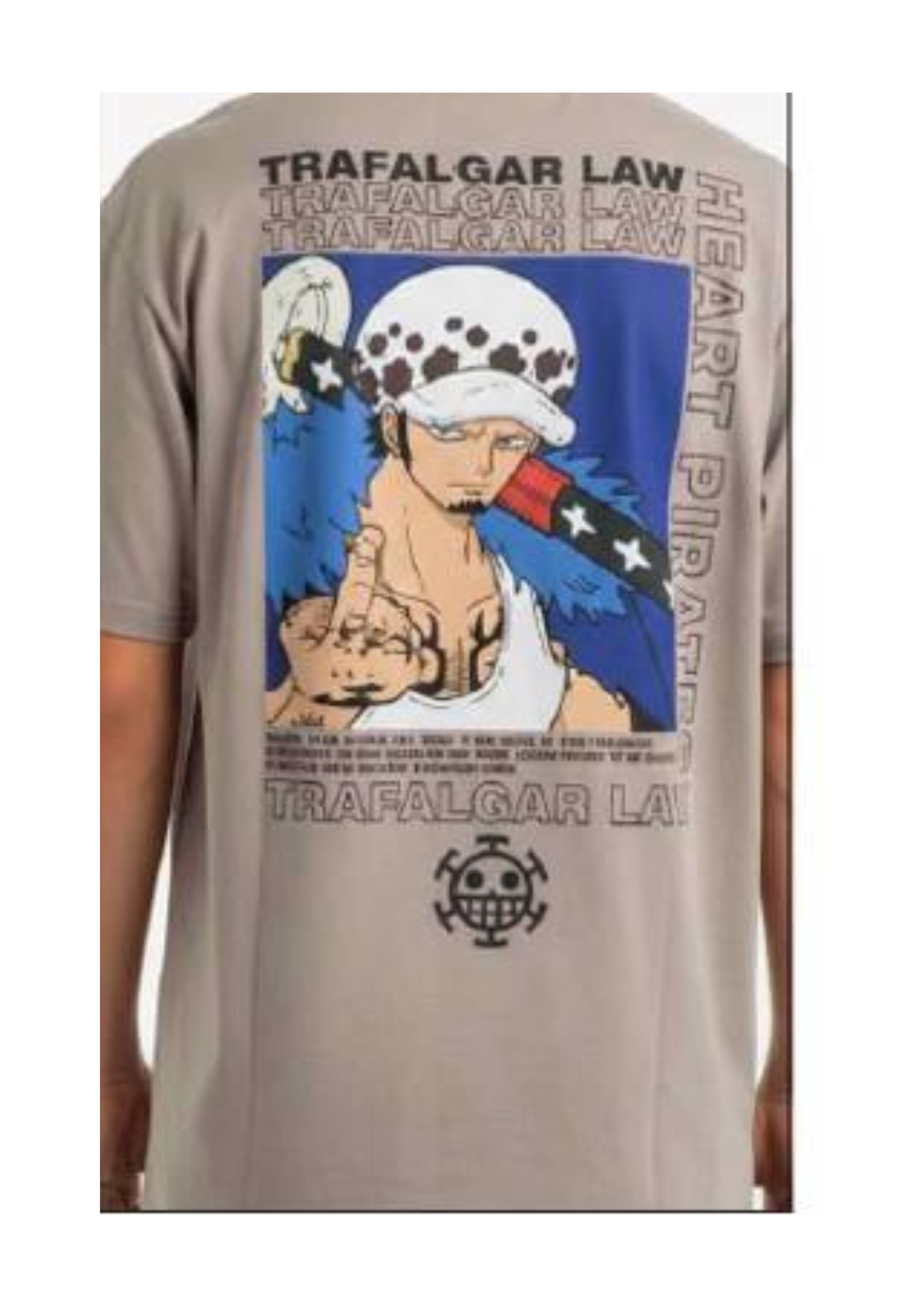 T-SHIRT ONE PIECE - TRAFALGAR LAW - OVERSIZE