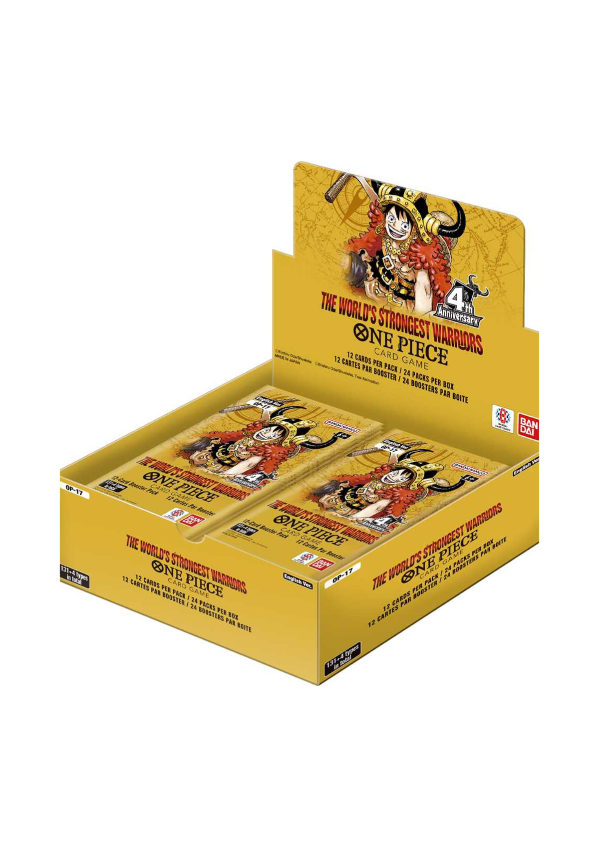 One Piece Card Game booster box - OP-17 - the world strongest warrior
