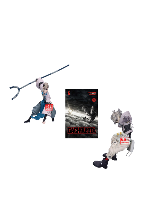 BUNDLE GACHIAKUTA - FIGURE RUDO E ZANKA + VARIANT VOL. 1