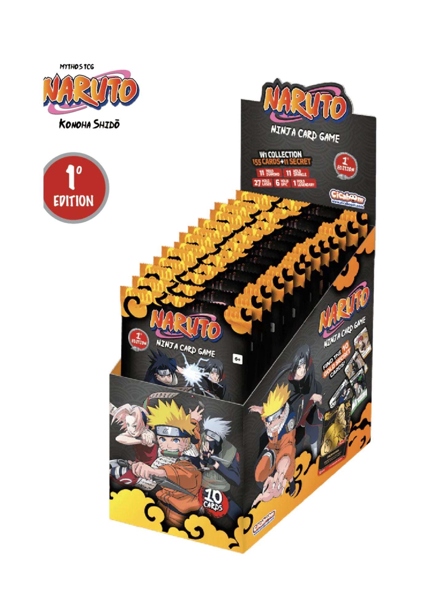 NARUTO MYTHOS TCG - BOX 24 BUSTE - ENG - prima edizione