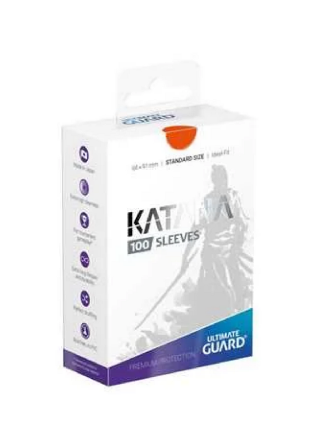 Ultimate Guard - Katana Sleeves - Standard Size Orange (100)