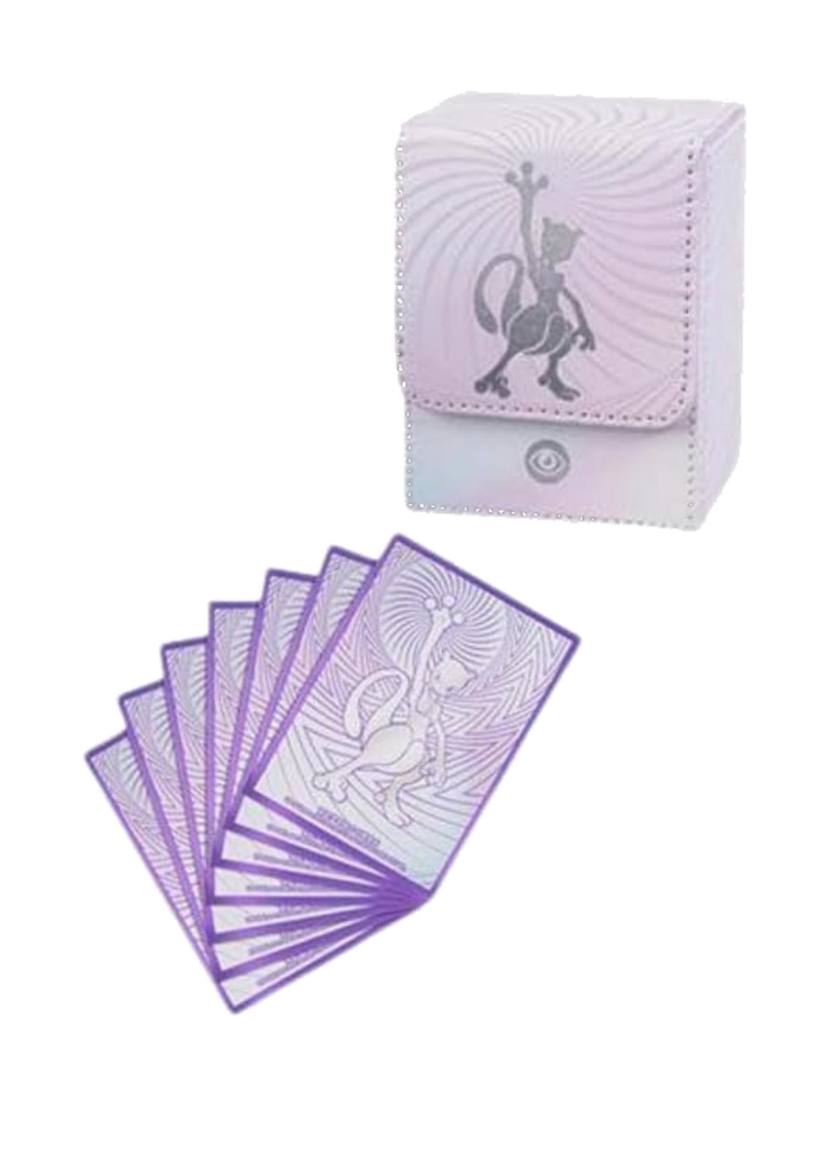 pokemon - portamazzo + sleeves mewtwo - da exlusive mewtwo Vstar box chinese