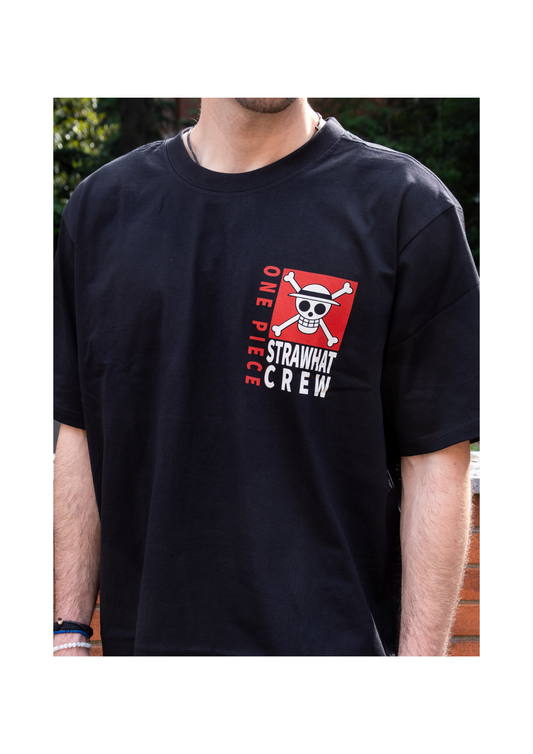 T-SHIRT ONE PIECE - MONKEY D. LUFFY - OVERSIZE