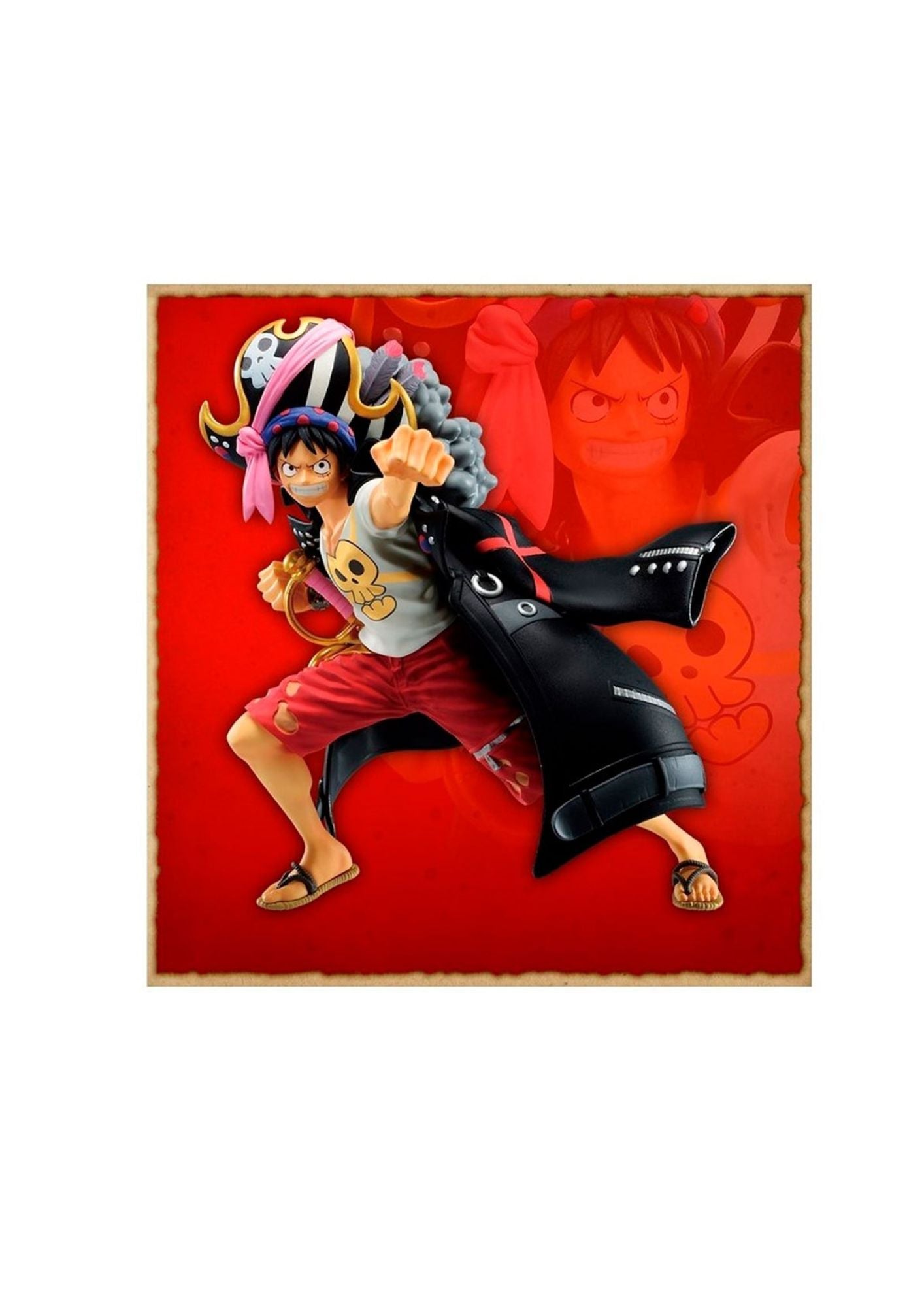 Ichibansho One Piece Red Monkey D Luffy Figure 13 cm