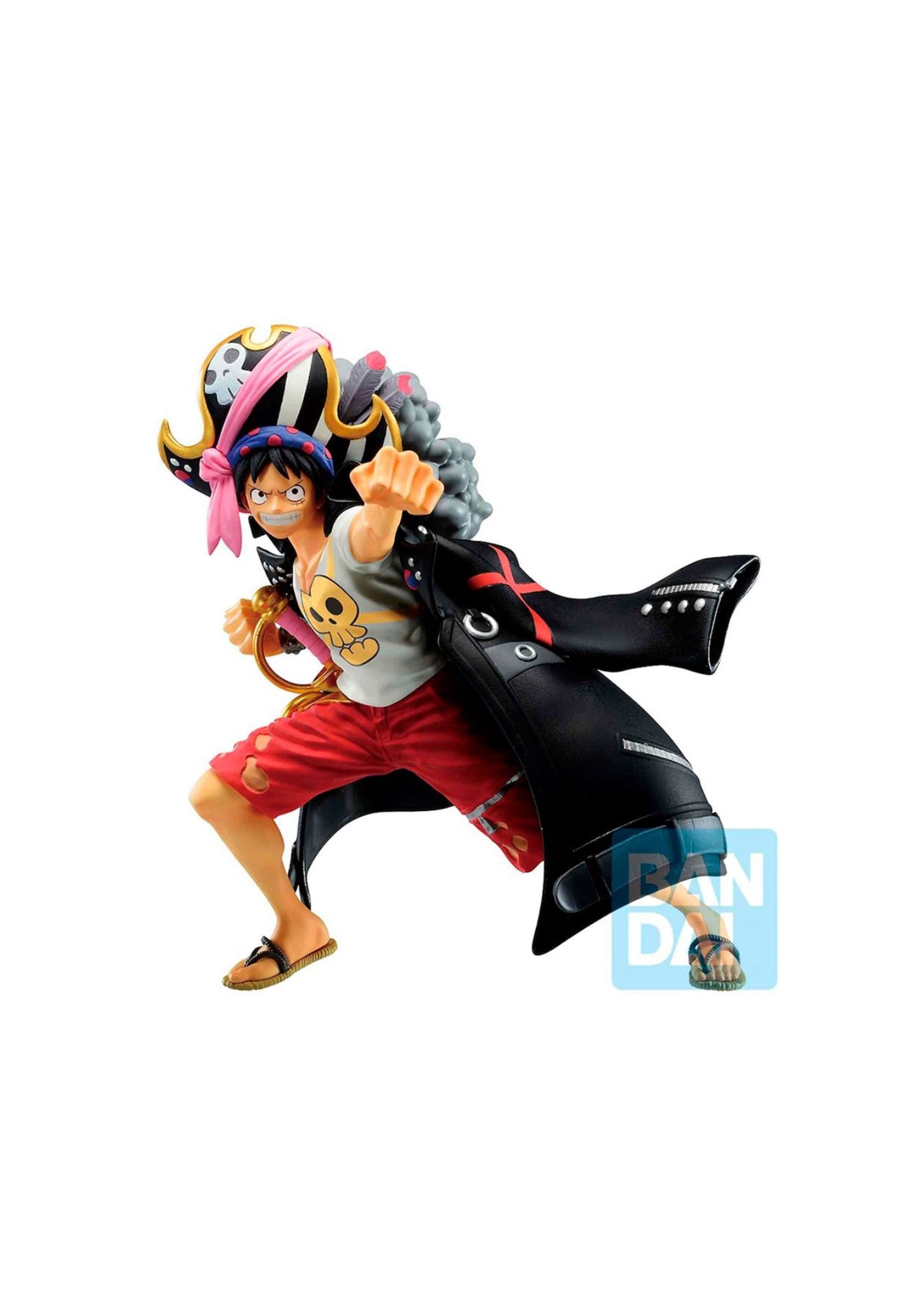 Ichibansho One Piece Red Monkey D Luffy Figure 13 cm